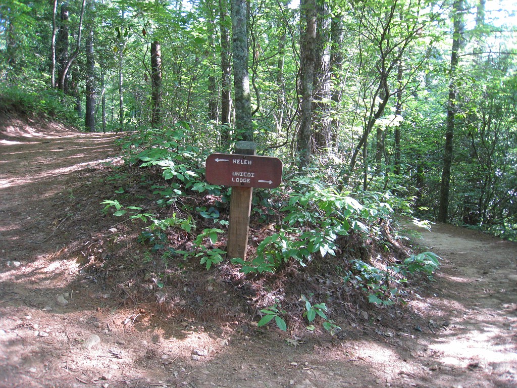 Helen to Unicoi 2010 0165.jpg - The trail from Helen Georgia to the lodge at Unicoi State Park makes a fun six mile run. July 2010 and 90 degrees makes it a little bit more of a workout.-